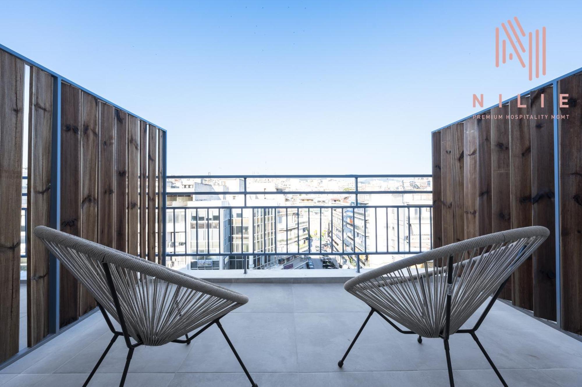 V1 Penthouse, Nilie Hospitality Mgmt Lägenhet Thessaloníki Exteriör bild
