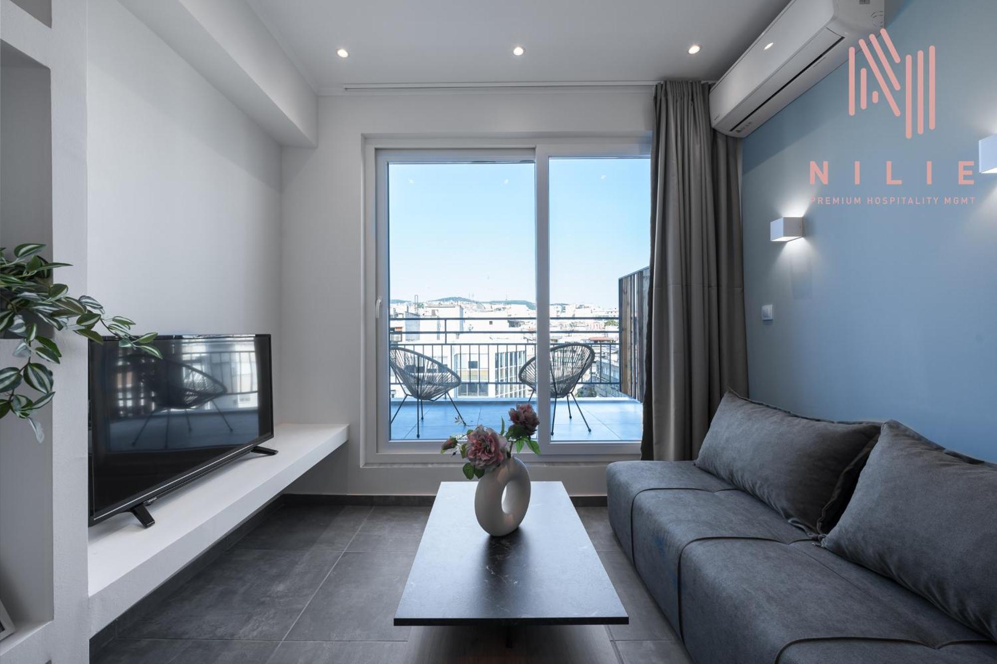 V1 Penthouse, Nilie Hospitality Mgmt Lägenhet Thessaloníki Exteriör bild